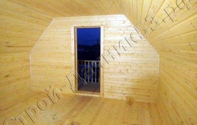 3 Каркасно-щитовой дом 6×6, 60 м², Ленинградская обл., Деревня Моршагино (9)